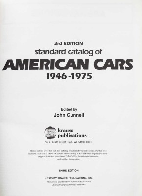 [Стандартный каталог американских автомобилей 1946-1975 гг. 3-е изд.]. 1995.